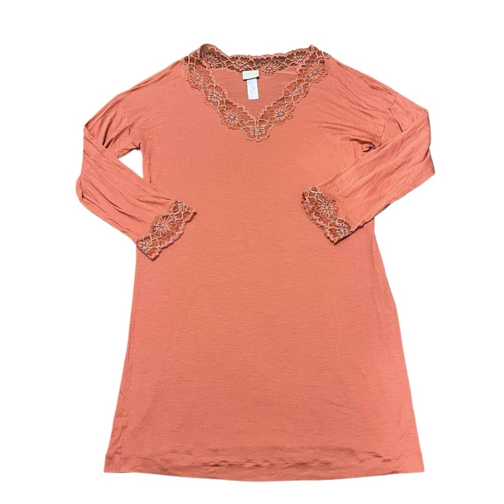 Hanro Lace Trim Nightgown
